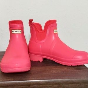 Hunter Chelsea Rain Boots Size 8